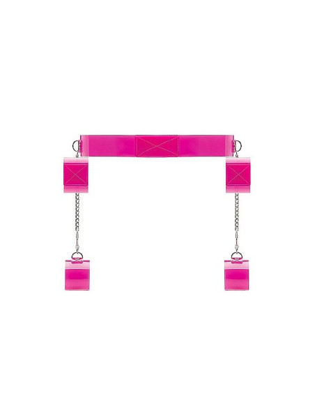 Pink Translucent Bondage Belt with Velcr acquista online su Porky's Store