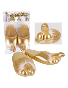 Penis Slippers Gold acquista online su Porky's Store 2