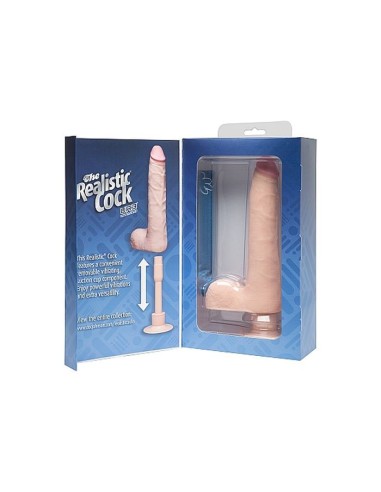 Realistic Cock - 9 Inch - Slim - White