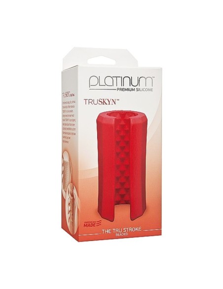 Truskyn - The Tru Stroke - Beaded - Red