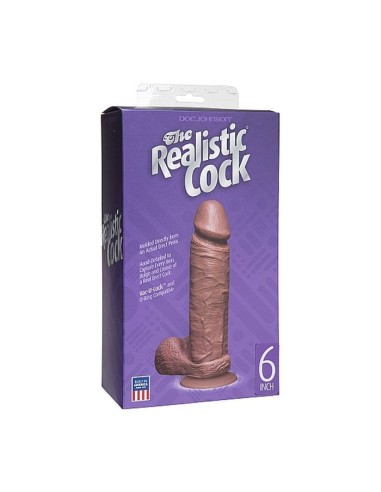 The Realistic Cock - 6 Inch - Mullato