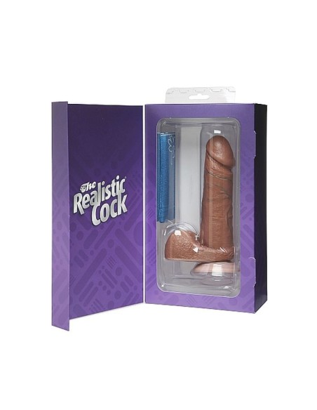 The Realistic Cock - 6 Inch - Mullato