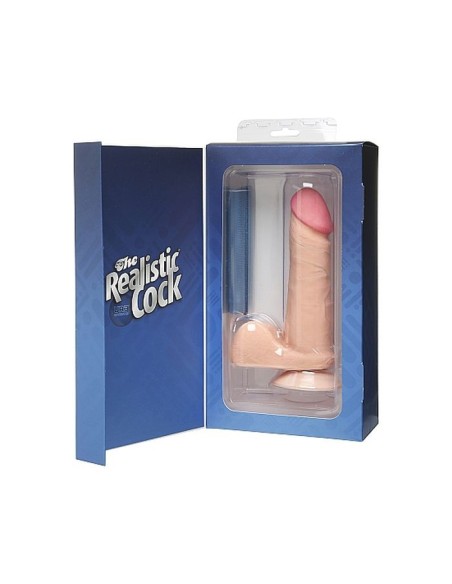 The Realistic Cock - UR3 - 6 Inch - Whit