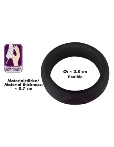 Black Velvets Cock Ring 3.8 cm