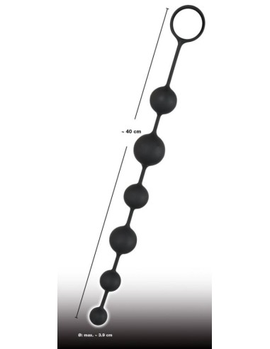 Black Velvets Anal Beads