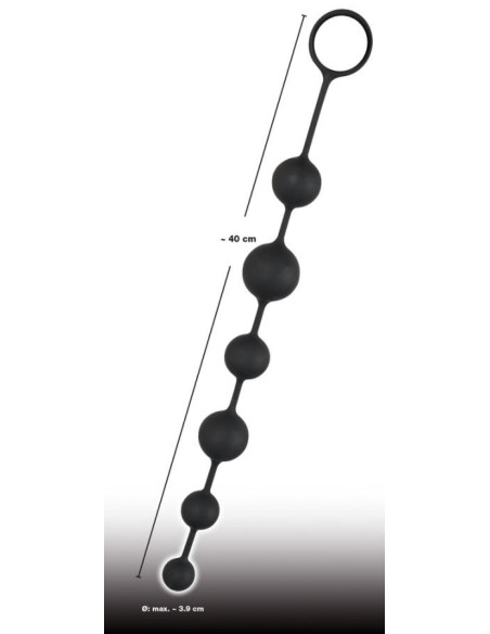 Black Velvets Anal Beads