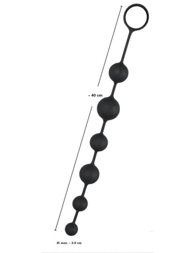 Black Velvets Anal Beads