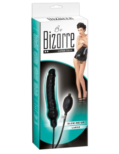 Blow me up Latex Dildo black