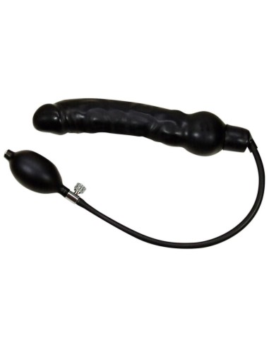 Blow me up Latex Dildo black