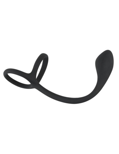 Black Velvets Cock + Ball ring