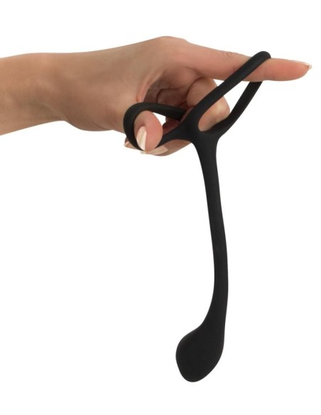 Black Velvets Cock + Ball ring