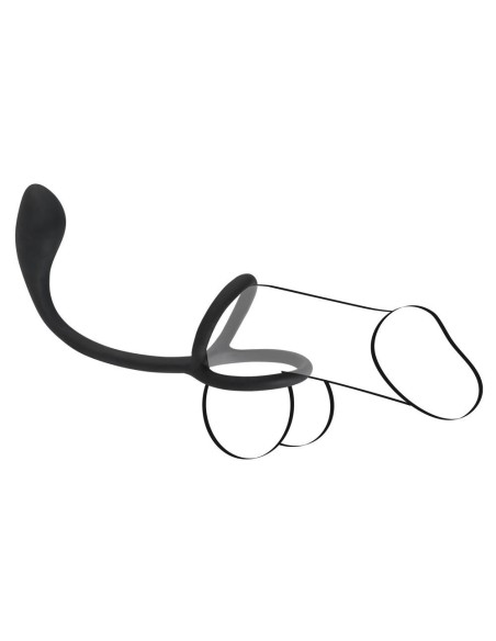 Black Velvets Cock + Ball ring