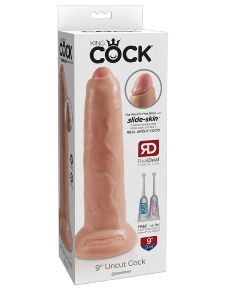 King Cock 9in. Uncut - Flesh