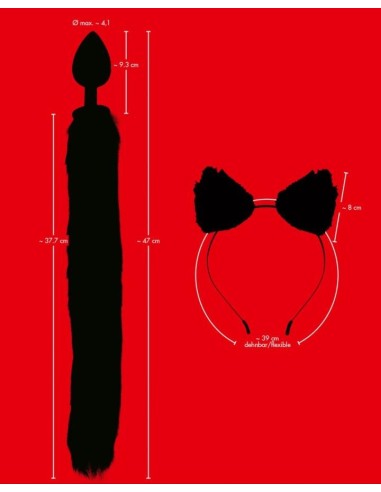 Bad Kitty Pet Play Plug & Ears