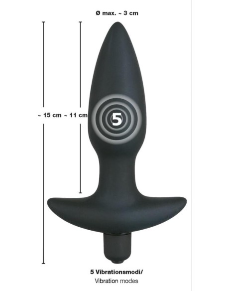 Black Velvet Vibr.Medium Plug