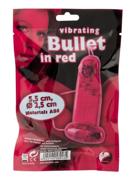 Vibrating Bullet red
