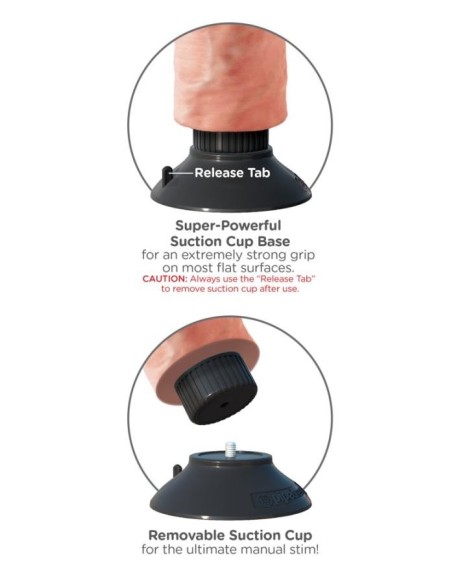 King Cock 10inch Vibr./w.balls