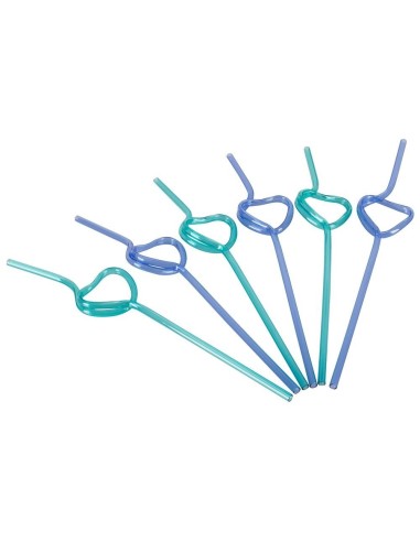 HEART Straws pack of 6