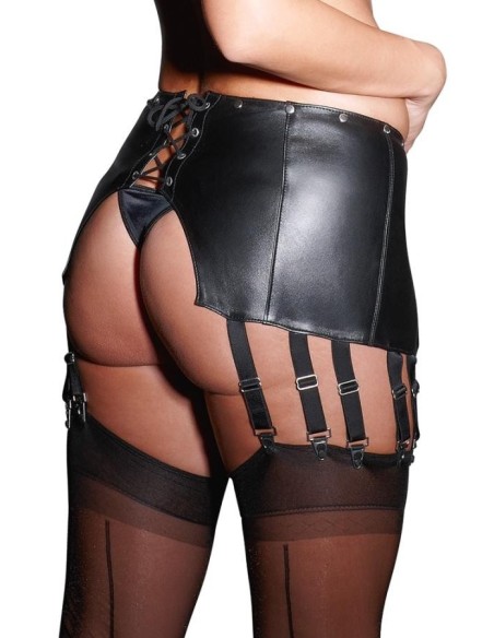 Leather Suspender Belt
