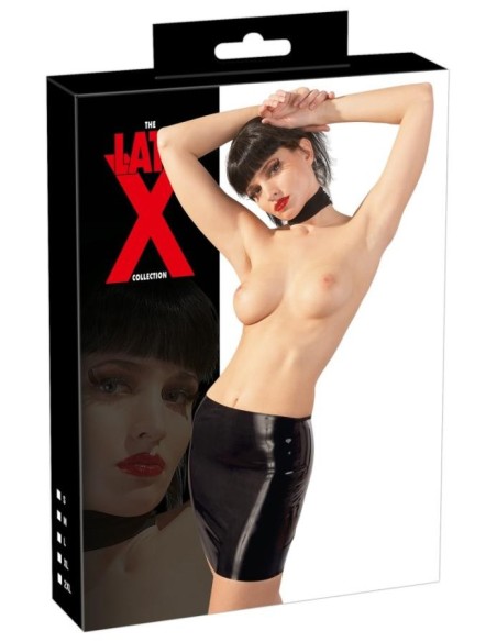 Latex Mini Skirt