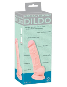 Medical Silicone Dildo 18 cm acquista online su Porky's Store