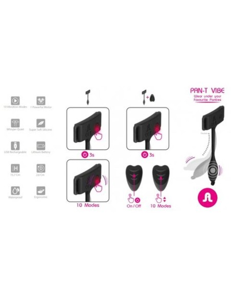 Pan T-Vibe -Vibratore donna da indossare