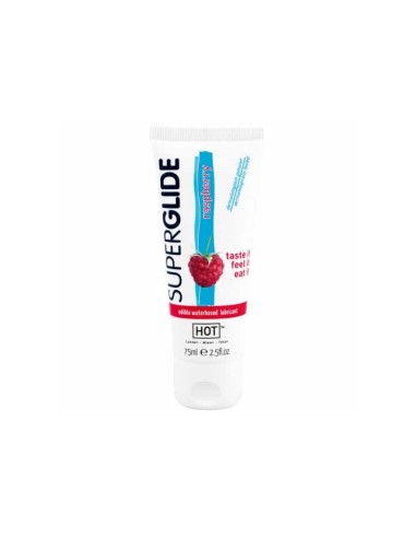 HOT SUPERGLIDE EDIBLE LUBRICANT- RASPBE