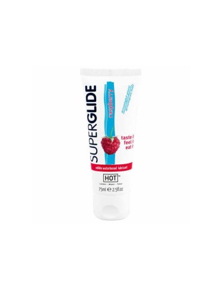 HOT SUPERGLIDE EDIBLE LUBRICANT- RASPBE
