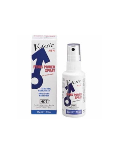 HOT V-ACTIV PENIS POWER SPRAY 50 ML