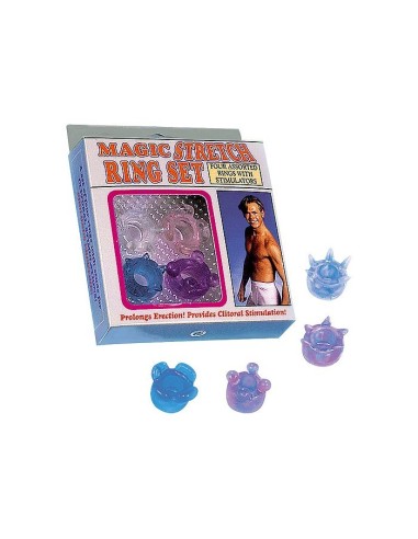 Magic Stretch Cockring Set ca. 4 Stk.