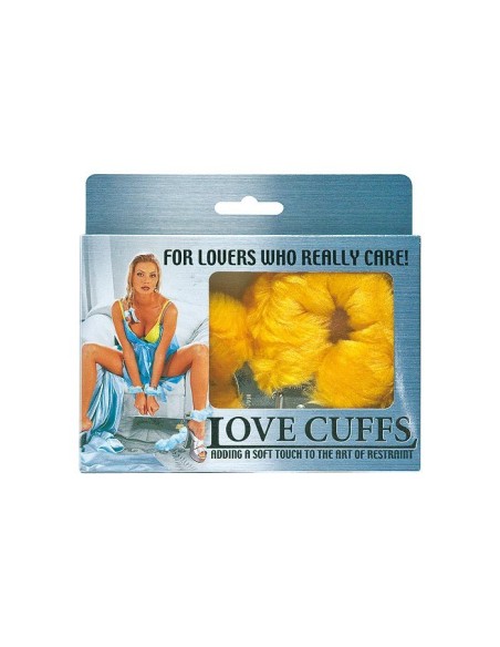 Handschellen mit Plüsch Yellow