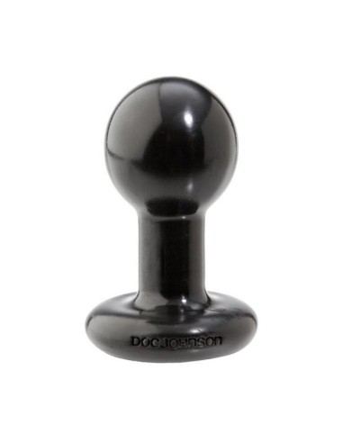 DOC JOHNSON ROUND BUTT-PLUG SMALL BLACK