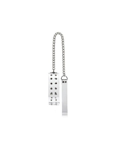 White Translucent Slave Collar with Meta