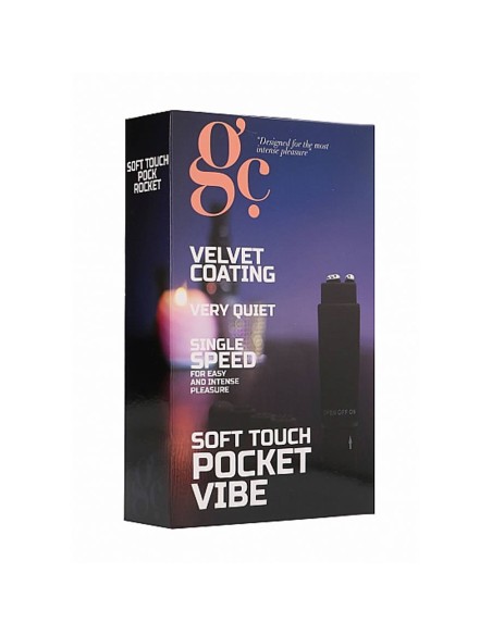 Soft Touch Pocket Vibe - Black