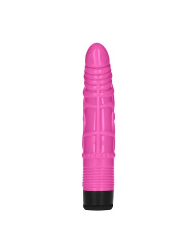 8 Inch Slight Realistic Dildo Vibe-Pink