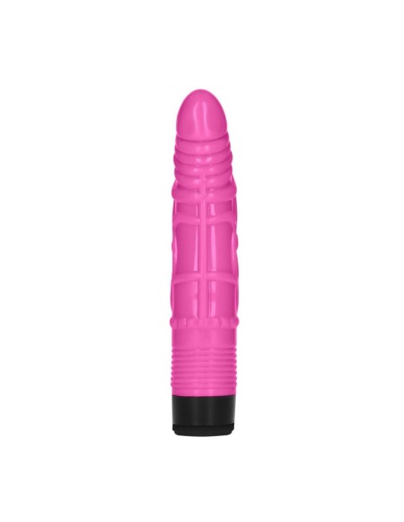 8 Inch Slight Realistic Dildo Vibe-Pink