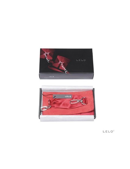 SUTRA CHAINLINK CUFFS RED