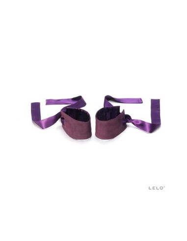 ETHEREA SILK CUFFS PURPLE