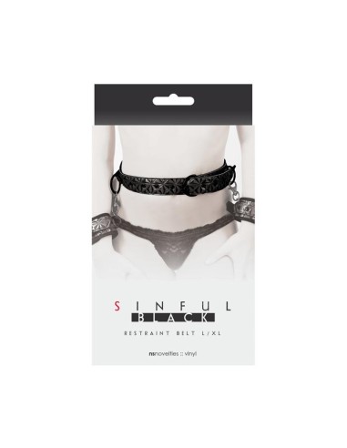 Sinful - Restraint Belt L/XL - Black