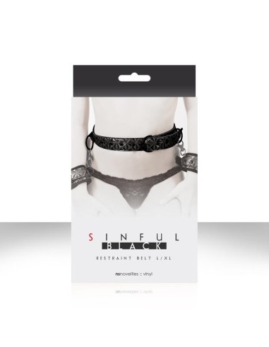 Sinful - Restraint Belt L/XL - Black