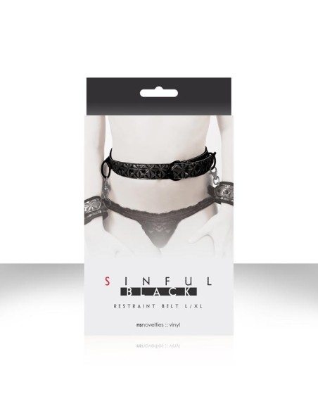 Sinful - Restraint Belt L/XL - Black