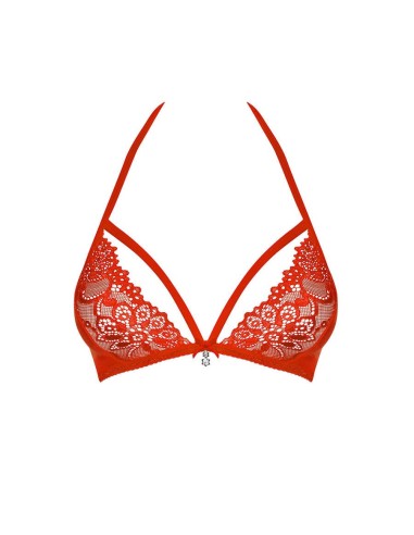 838-BRA-3 bra  red