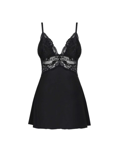 810-BAB babydoll & thong  black