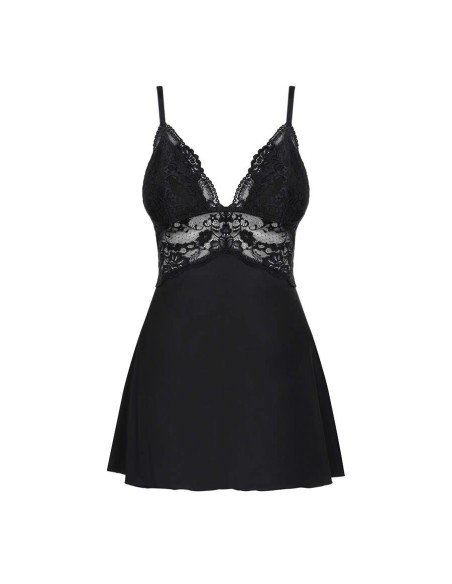 810-BAB babydoll & thong  black