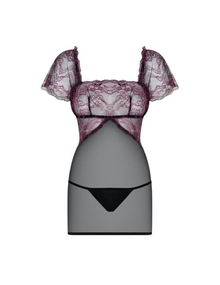 Sedusia chemise & thong  black