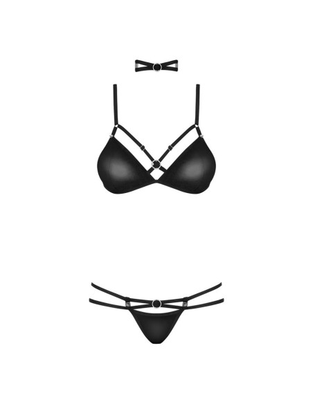 823-SET-1 set 3-pcs  black