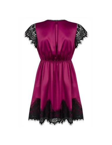 861-PEI-5 peignoir & thong  pink