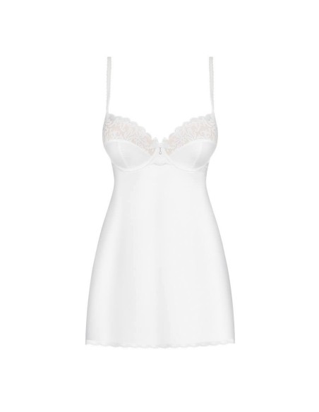 871-CHE-2 chemise & thong white