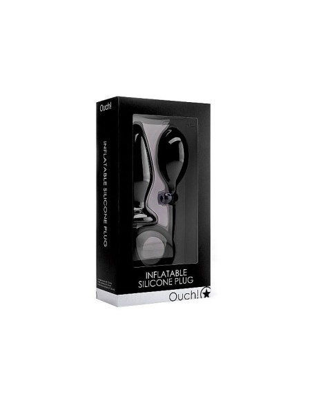 Inflatable Silicone Plug - Black