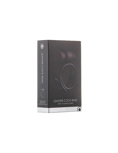 Leather Cock Ring - Black